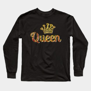 queen quote aesthetic design Long Sleeve T-Shirt